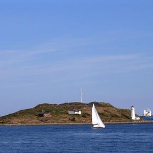 Looking out the Big Harbour of Halifax