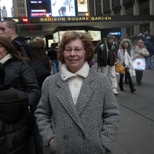 Patty outside Madison Square Garden
