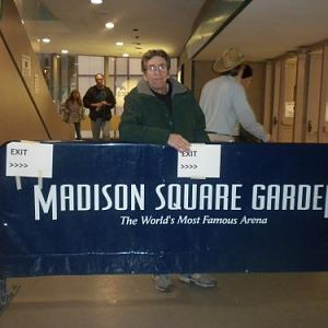 Jim inside the Garden