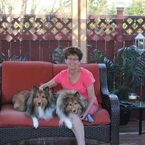 Me and my Shelties <3