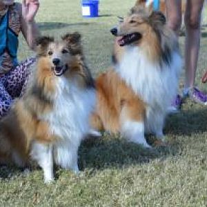 Bonnie's mum, Bonnie and two brothers